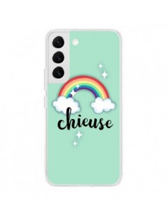 Coque Samsung Galaxy S22 5G Chieuse Arc en Ciel -...