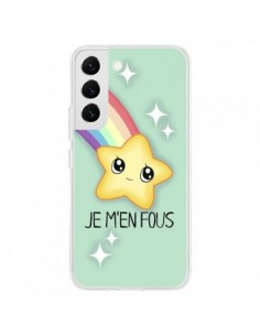 Coque Samsung Galaxy S22 5G Etoile Je m'en fous -...