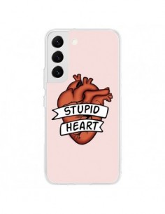 Coque Samsung Galaxy S22 5G Stupid Heart Coeur - Maryline...