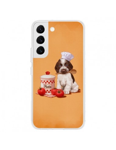 Coque Samsung Galaxy S22 5G Chien Dog Pates Pasta Cuisinier - Maryline Cazenave