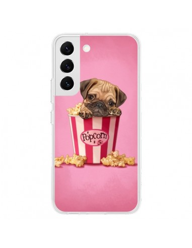 Coque Samsung Galaxy S22 5G Chien Dog Popcorn Film - Maryline Cazenave