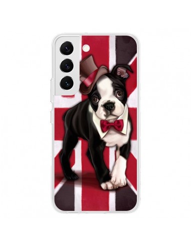 Coque Samsung Galaxy S22 5G Chien Dog Anglais UK British Gentleman - Maryline Cazenave