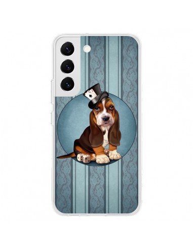 Coque Samsung Galaxy S22 5G Chien Dog Jeu Poket Cartes - Maryline Cazenave