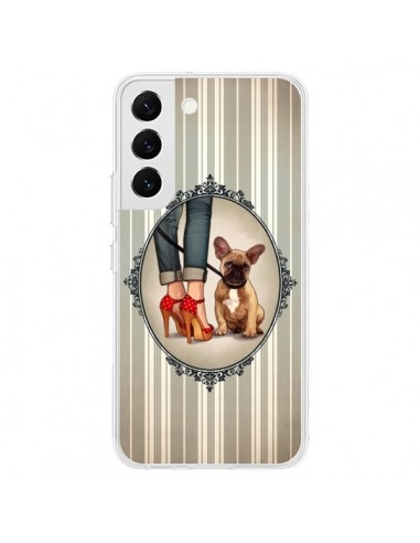 Coque Samsung Galaxy S22 5G Lady Jambes Chien Dog - Maryline Cazenave