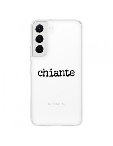 Coque Samsung Galaxy S22 5G Chiante Noir Transparente - Maryline Cazenave