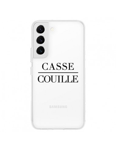 Coque Samsung Galaxy S22 5G Casse Couille Transparente - Maryline Cazenave