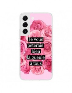 Coque Samsung Galaxy S22 5G Je vous pèterais Fleurs -...