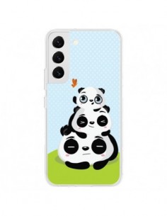Coque Samsung Galaxy S22 5G Panda Famille - Maria Jose Da...