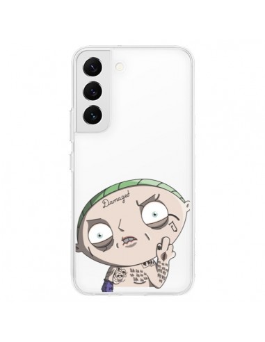 Coque Samsung Galaxy S22 5G Stewie Joker Suicide Squad Transparente - Mikadololo