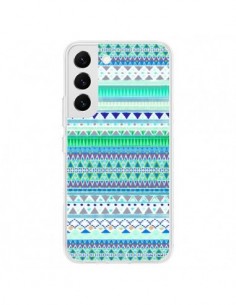 Coque Samsung Galaxy S22 5G Chenoa Bleu Azteque - Monica...