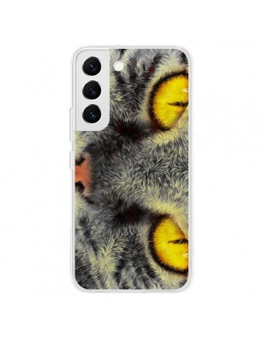 Coque Samsung Galaxy S22 5G Chat Gato Loco - Maximilian San