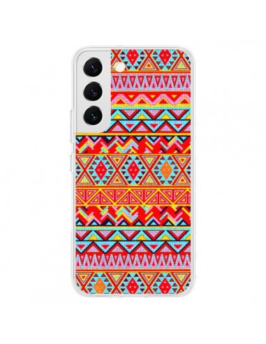 Coque Samsung Galaxy S22 5G India Style Pattern Bois Azteque - Maximilian San