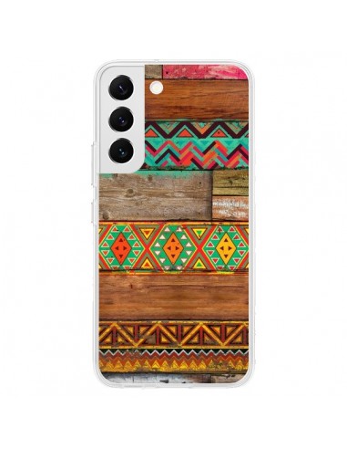 Coque Samsung Galaxy S22 5G Indian Wood Bois Azteque - Maximilian San