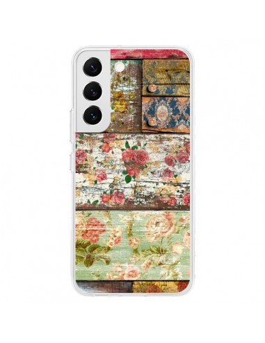 Coque Samsung Galaxy S22 5G Lady Rococo Bois Fleur - Maximilian San