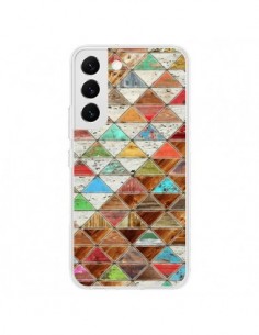 Coque Samsung Galaxy S22 5G Love Pattern Triangle -...