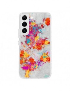 Coque Samsung Galaxy S22 5G Terre Map Monde Mother Earth...