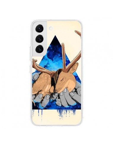 Coque Samsung Galaxy S22 5G Cerf Triangle Seconde Chance - Maximilian San