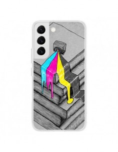 Coque Samsung Galaxy S22 5G Appareil Photo Bleeding Words...