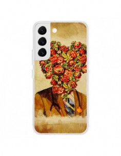Coque Samsung Galaxy S22 5G Docteur Love Fleurs -...