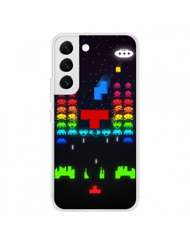 Coque Samsung Galaxy S22 5G Invatris Space Invaders Tetris Jeu - Maximilian San