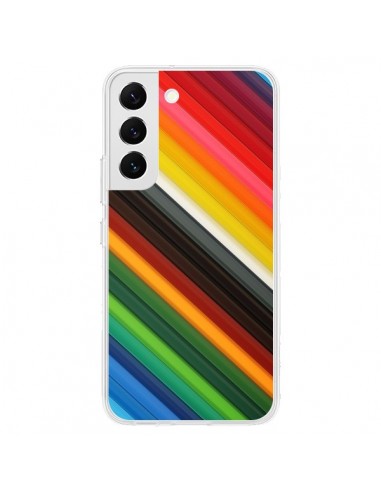 Coque Samsung Galaxy S22 5G Arc en Ciel Rainbow - Maximilian San