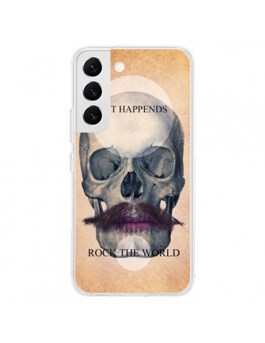 Coque Samsung Galaxy S22 5G Rock Skull Tête de Mort - Maximilian San