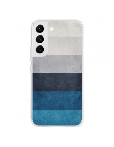 Coque Samsung Galaxy S22 5G Bandes Horizontales Greece Hues - Maximilian San