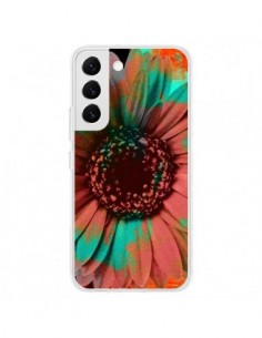 Coque Samsung Galaxy S22 5G Tournesol Lysergic Flower -...
