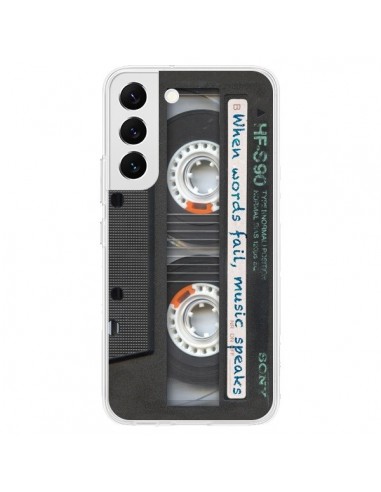 Coque Samsung Galaxy S22 5G Cassette Words K7 - Maximilian San