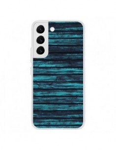 Coque Samsung Galaxy S22 5G Blue Moon Wood Bois -...