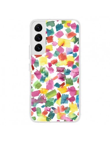 Coque Samsung Galaxy S22 5G Abstract Spring Colorful - Ninola Design