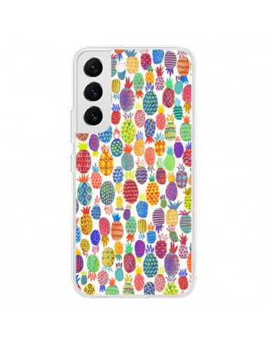 Coque Samsung Galaxy S22 5G Cute Pineapples - Ninola Design