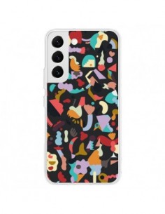 Coque Samsung Galaxy S22 5G Dreamy Animal Shapes Black -...