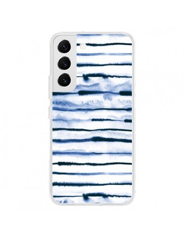 Coque Samsung Galaxy S22 5G Electric Lines White - Ninola Design