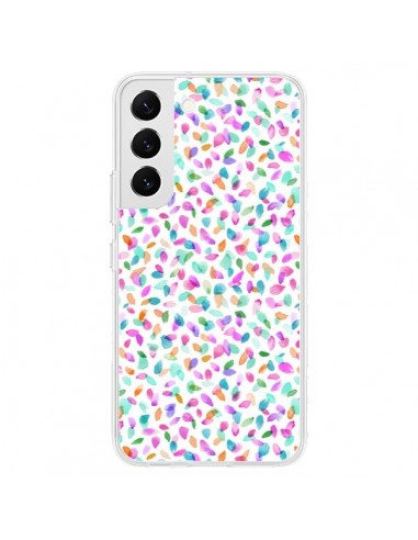 Coque Samsung Galaxy S22 5G Flower Petals Pink - Ninola Design