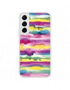 Coque Samsung Galaxy S22 5G Gingham Vichy Pink - Ninola...