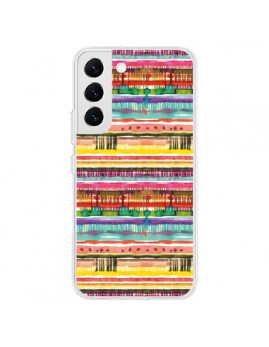 Coque Samsung Galaxy S22 5G Ink Dust Blue - Ninola Design