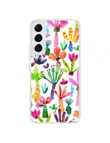 Coque Samsung Galaxy S22 5G Overlapped Watercolor Dots - Ninola Design