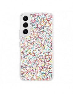 Coque Samsung Galaxy S22 5G Water Drawings White - Ninola...