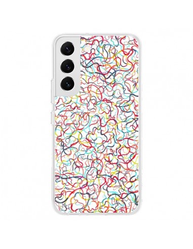 Coque Samsung Galaxy S22 5G Water Drawings White - Ninola Design
