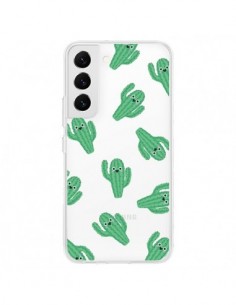 Coque Samsung Galaxy S22 5G Chute de Cactus Smiley...