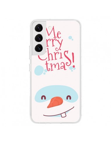 Coque Samsung Galaxy S22 5G Bonhomme de Neige Merry Christmas Noël - Nico