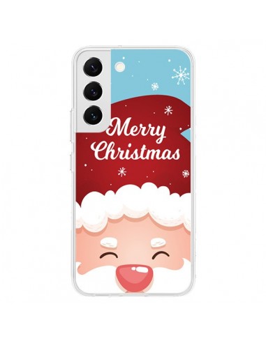 Coque Samsung Galaxy S22 5G Bonnet du Père Noël Merry Christmas - Nico