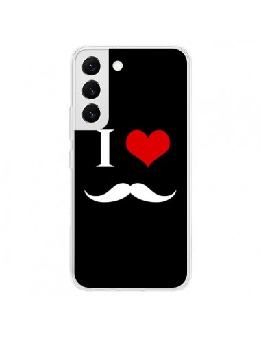 Coque Samsung Galaxy S22 5G I Love Moustache - Nico