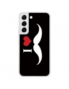 Coque Samsung Galaxy S22 5G I Love Moustache - Nico