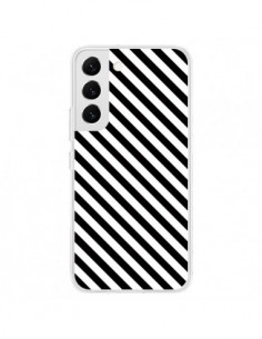 Coque Samsung Galaxy S22 5G Bonbon Candy Noire et Blanche...