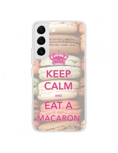 Coque Samsung Galaxy S22 5G Keep Calm and Eat A Macaron - Nico