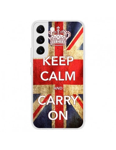 Coque Samsung Galaxy S22 5G Keep Calm and Carry On - Nico