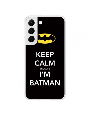 Coque Samsung Galaxy S22 5G Keep Calm because I'm Batman - Nico