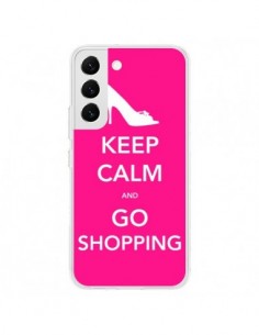 Coque Samsung Galaxy S22 5G Keep Calm and Go Shopping - Nico